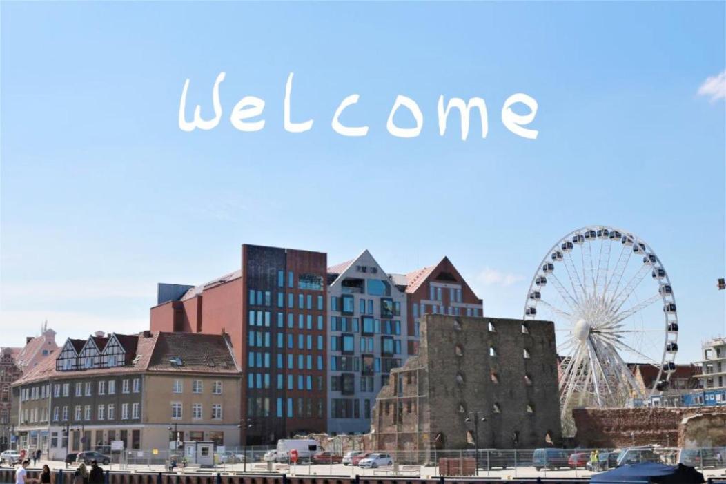 Nowe Mieszkanie W Riverside W Centrum Starego Miasta II Z Parkingiem Danzica Esterno foto
