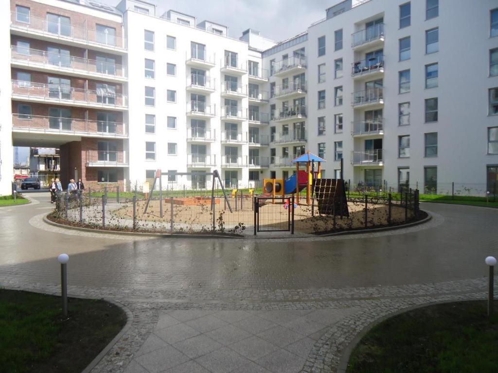 Nowe Mieszkanie W Riverside W Centrum Starego Miasta II Z Parkingiem Danzica Esterno foto