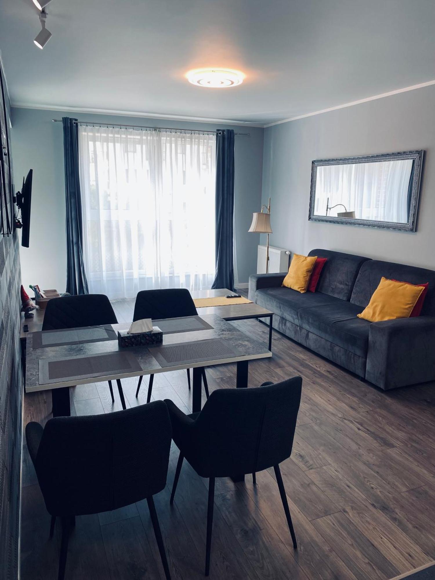Nowe Mieszkanie W Riverside W Centrum Starego Miasta II Z Parkingiem Danzica Esterno foto