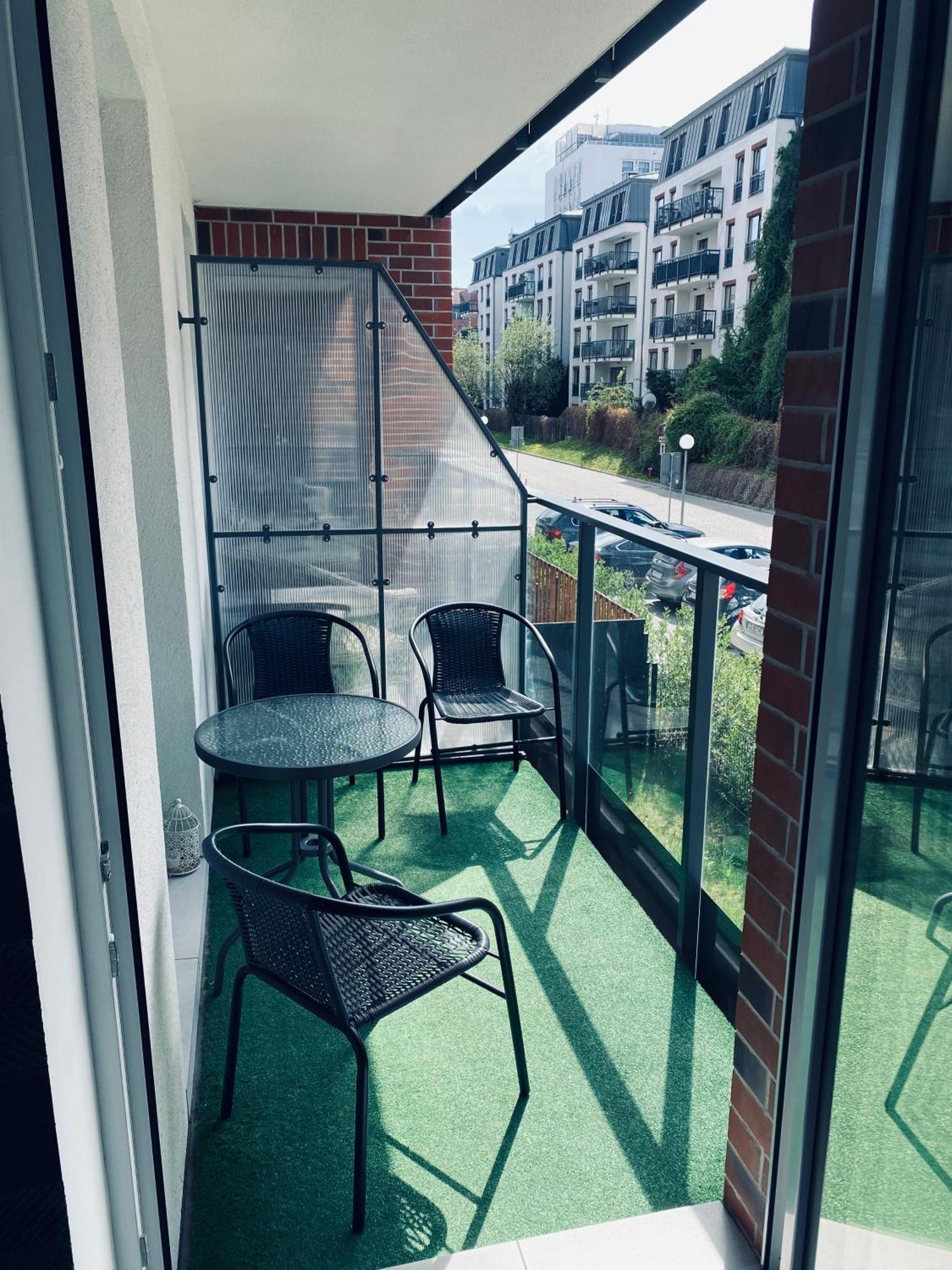 Nowe Mieszkanie W Riverside W Centrum Starego Miasta II Z Parkingiem Danzica Esterno foto